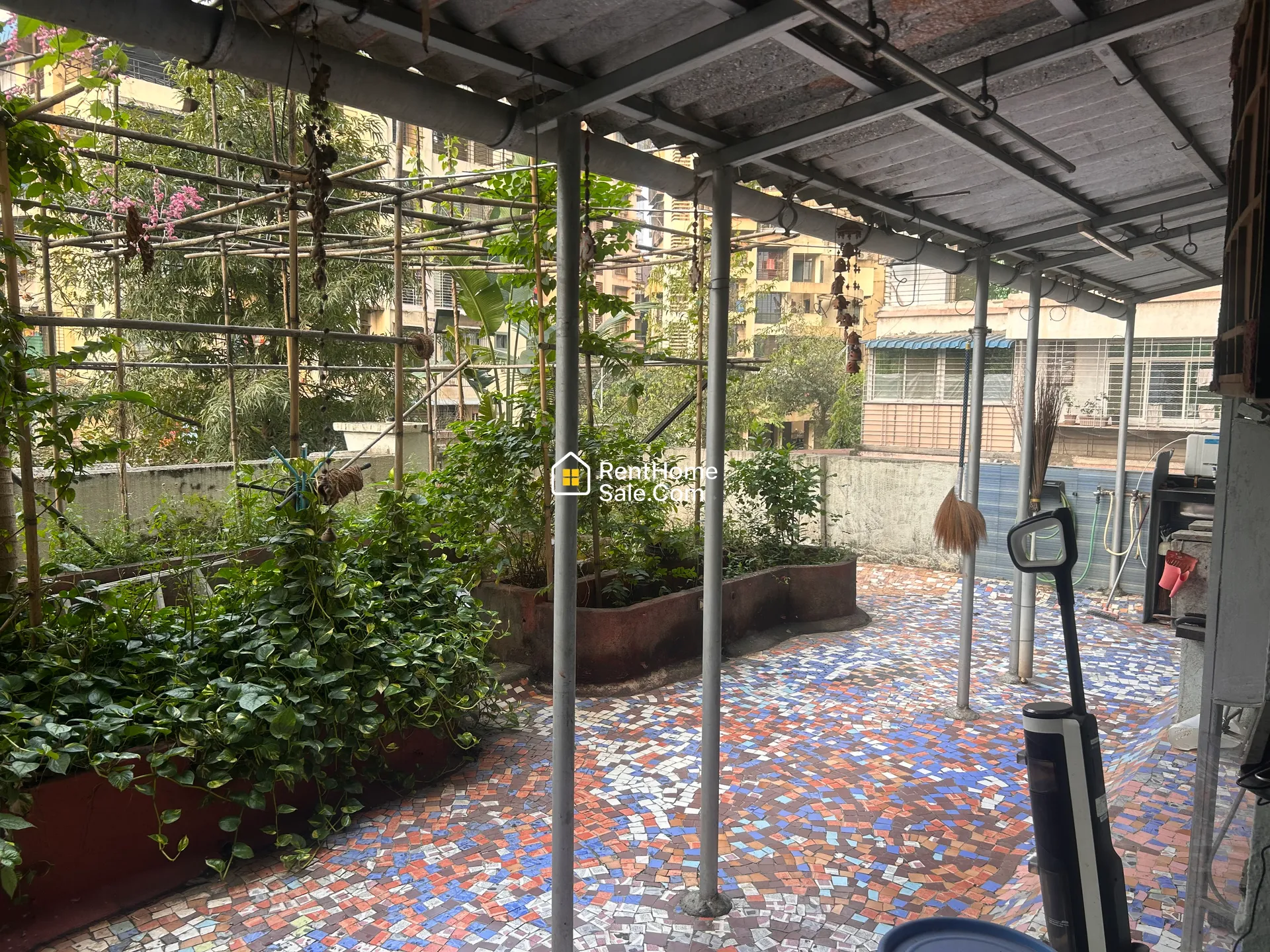 3 BHK, semi-furnished, Alexa controlled pet friendly flat with 2000 sq. ft terrace, Kharghar