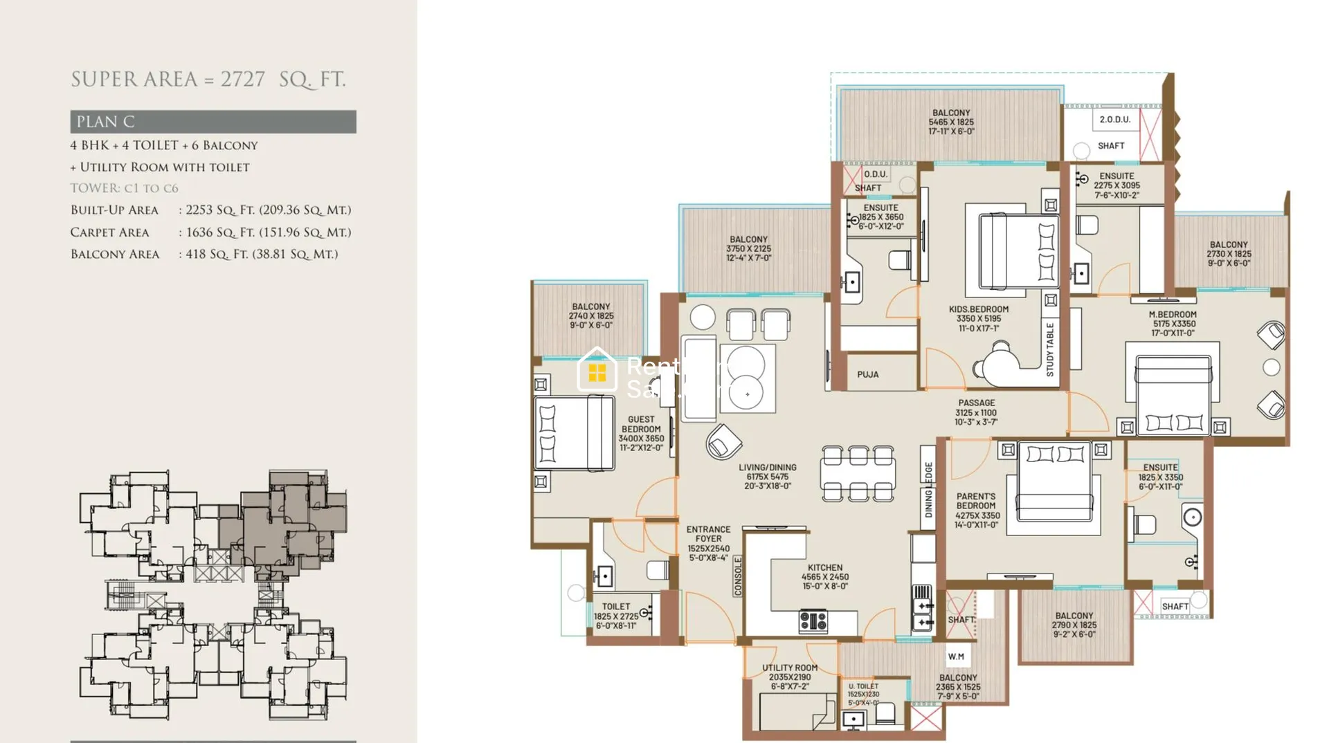 IVORY COUNTY Sector 115, Noida 4BHK